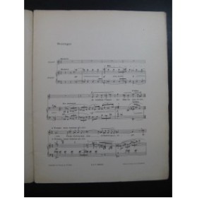 CAPLET André Quatre Poèmes Piano Chant 1918