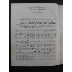 LIMNANDER Armand Les Montenegrins No 4 Chant Piano XIXe