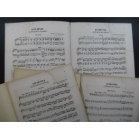 MENDELSSOHN Hochzeit des Camacho Ouverture Piano 4 mains ca1875