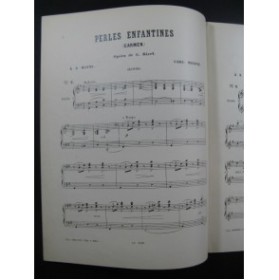MILTON Carl Carmen de Bizet Piano 4 mains XIXe