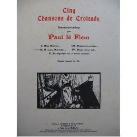 LE FLEM Paul Chanson de Croisade A vous