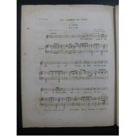 PROCH H. Les Larmes du Coeur et Le Desir Chant Piano ca1840