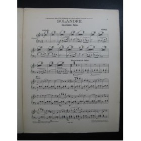 GEORGE Solandre Intermezzo Valse Piano 1904