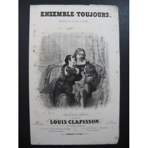 CLAPISSON Louis Ensemble Toujours Chant Guitare ca1830
