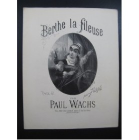 WACHS Paul Berthe la Fileuse Piano