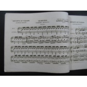 LONGUEVILLE Alphonse Enfants et Fleurs Quadrille Piano 4 mains ca1850