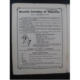 KREVER Arnoud Les Cliquettes Marche Piano Cliquettes 1911