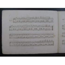 STRAUSS V. Valses Le 3 Nozze G. Alary Piano ca1850