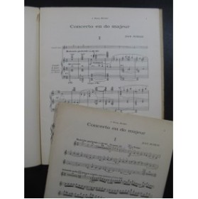 HUBEAU Jean Concerto en do majeur Violon Piano 1941
