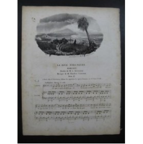 LABARRE Theodore La Rive Etrangere Chant Piano ca1830