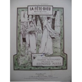 MISSA Edmond La Fete Dieu Chant Piano 1896