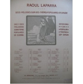 LAPARRA Raoul En Decembre Chant Piano 1920
