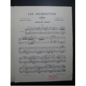 THOMAS Ambroise Mignon Fantaisie Piano 4 mains 1896