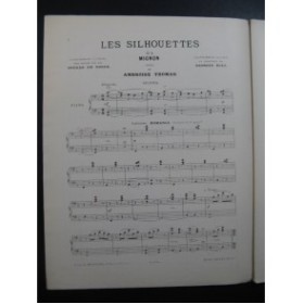 THOMAS Ambroise Mignon Fantaisie Piano 4 mains 1896