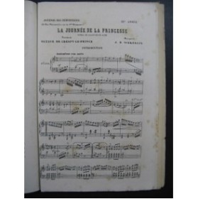 WEKERLIN J. B. La Journee de la Princesse Opéra Chant Piano XIXe