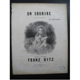 HITZ Franz Un Sourire Piano XIXe
