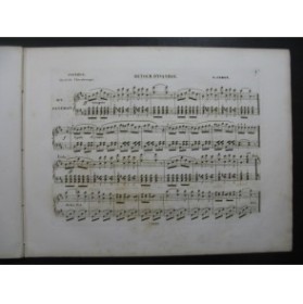 WOLFRAMM CARON Gustave Iwanhoë Quadrille Piano XIXe