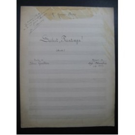  Printemps Manuscrit Chant Piano 1905