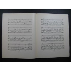 GAILHARD André Les Heures Tendres No 4 Chant Piano 1911
