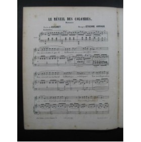 ARNAUD Etienne Le Réveil des Colombes Chant Piano 1858
