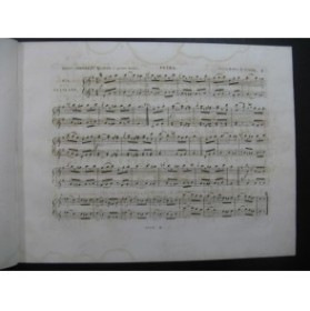 LEMOINE Henry Ballet de l'Orgue 1er Quadrille Piano 4 mains ca1830