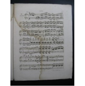 MOZART W. A. Sonate No 3 Piano 4 mains XIXe