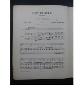 WELLINGS Milton C'est un Rêve Chant Piano 1883