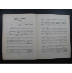 WELLINGS Milton C'est un Rêve Chant Piano 1883