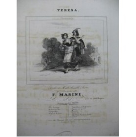 MASINI F. Teresa Chant Piano ca1840