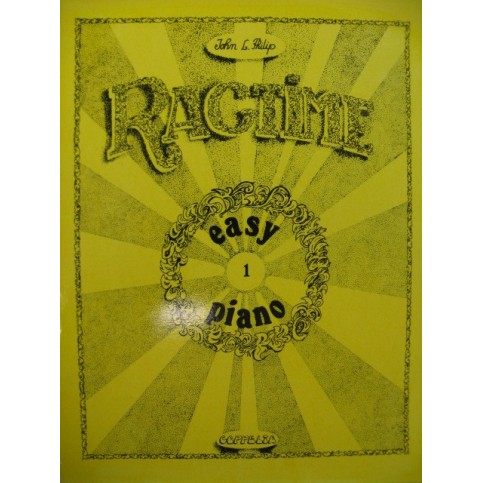 PHILIP John L. Ragtime Easy Piano Vol. 1 ﻿Piano 1978