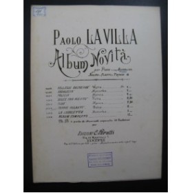 LA VILLA Paolo Coppie Volanti Piano Mandoline ou Violon 1897