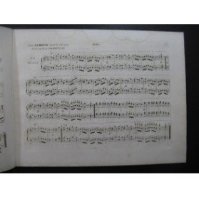 LEMOINE Henry Quadrille Polichinelle Opéra Monfort Piano 4 mains ca1840