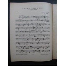 ROSE Cyrille 26 Etudes d'après Mazas et Kreutzer Clarinette 1946