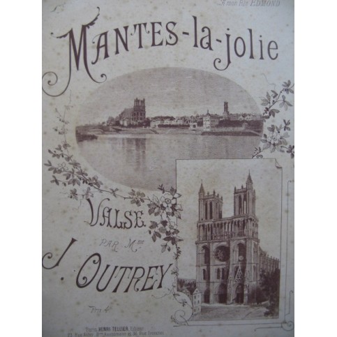 OUTREY J. Mantes-la-Jolie Piano ca1895