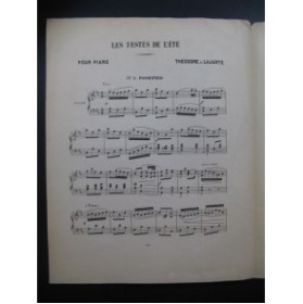 DE LAJARTE Théodore Les Festes de l'été Piano 1889