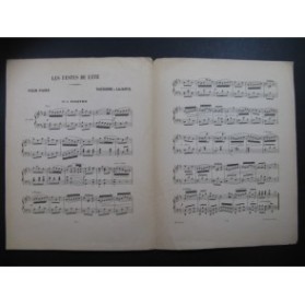 DE LAJARTE Théodore Les Festes de l'été Piano 1889