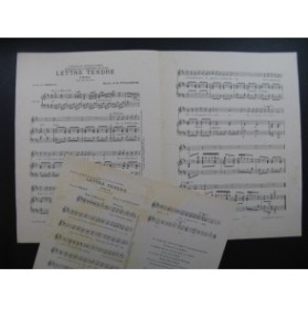 FRAGSON Harry Lettre Tendre Chant Piano 1905