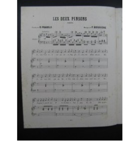 BOISSIÈRE Frédéric Les Deux Pinsons Chant Piano ca1887