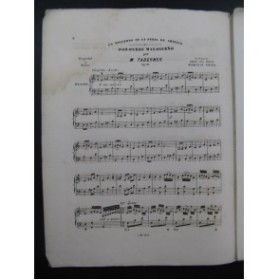 TABERNER M. Pot-Purri Malagueno XIXe siècle Piano