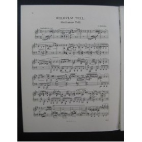 ROSSINI G. Wilhelm Tell XIXe siècle Piano