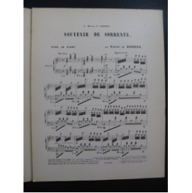 LA BARBERA Vincent Souvenir de Sorrente Piano