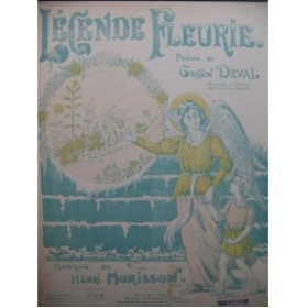MORISSON Henri Légende Fleurie Chant Piano 1914