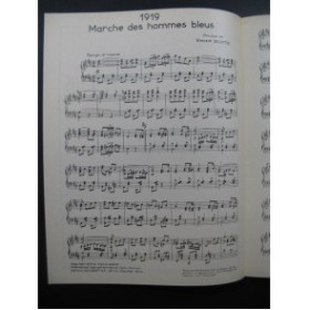 SCOTTO Vincent 1919 Marche des Hommes Bleus Piano