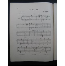 DURAND Auguste Valse No 1 Piano 4 mains 1884