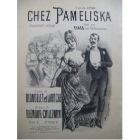 RHÉMOUR-CHILLEMONT Chez Pameliska Chant Piano XIXe