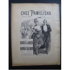 RHÉMOUR-CHILLEMONT Chez Pameliska Chant Piano XIXe