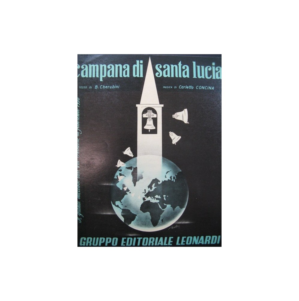 CONCINA C. Campana di Santa Lucia Chant Piano 1958
