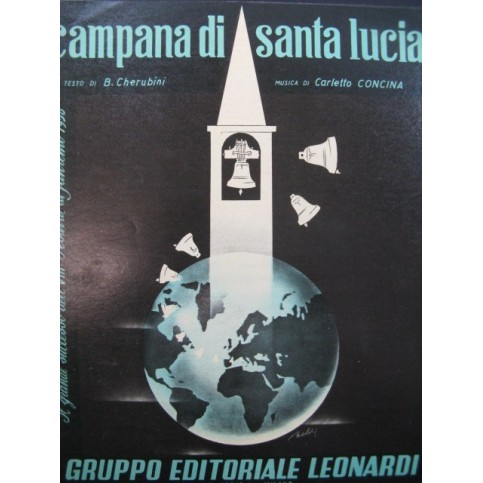 CONCINA C. Campana di Santa Lucia Chant Piano 1958