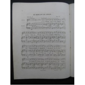 CLAPISSON Louis En Berçant ma Fille Chant Piano ca1840