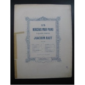 RAFF Joachim Alison Valse à la Viennoise Piano 4 mains 1879